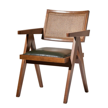 Ava Rattan Ahşap Kollu Sandalye