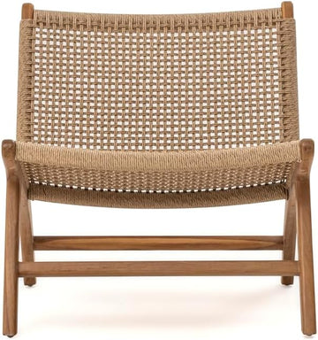 Casablanca Ahşap Rattan Sandalye