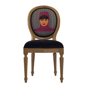 Catania Ahşap Rattan Sandalye