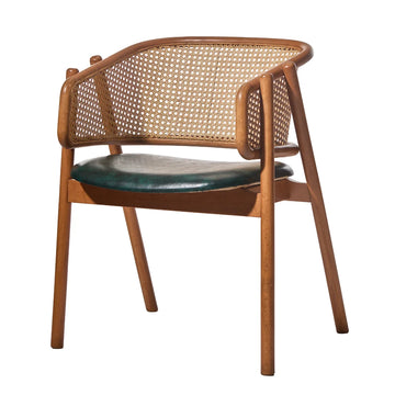 Cleo Ahşap Rattan Sandalye