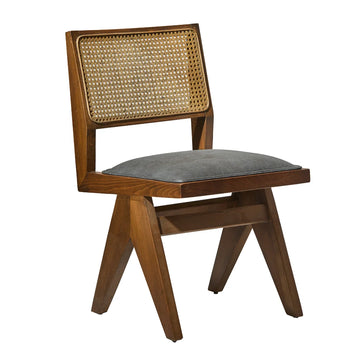 Riva Ahşap Sandalye - Rattan