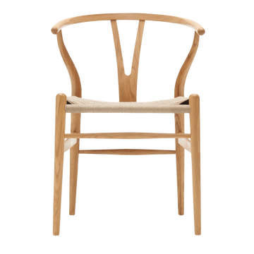 Wishbone Rattan Ahşap Sandalye